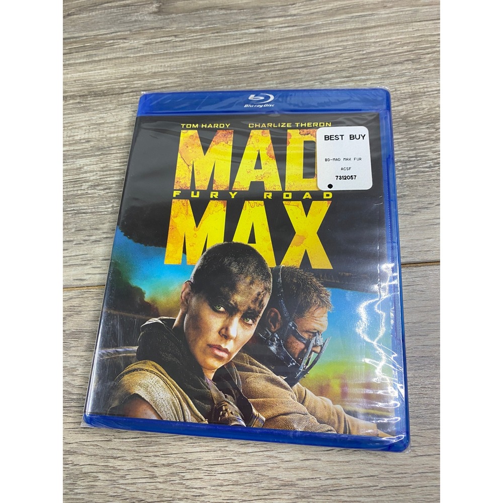 Mad Max Fury Road Blu-ray Movie Tom Hardy Charlize Theron New Sealed 2015